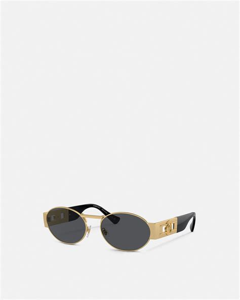 versace medusa oval sunglasses|versace medusa sunglasses women.